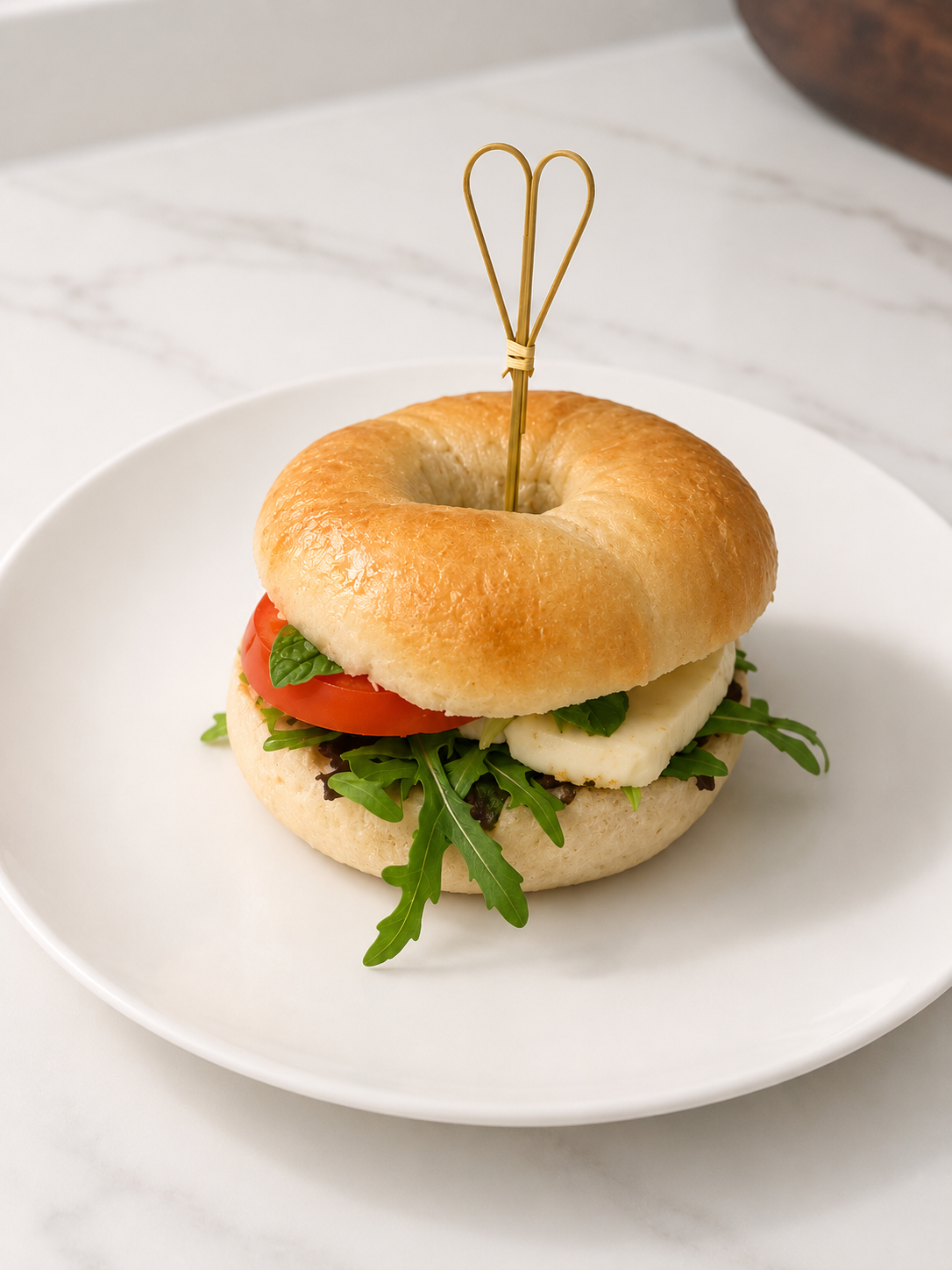 Halloumi Bagel