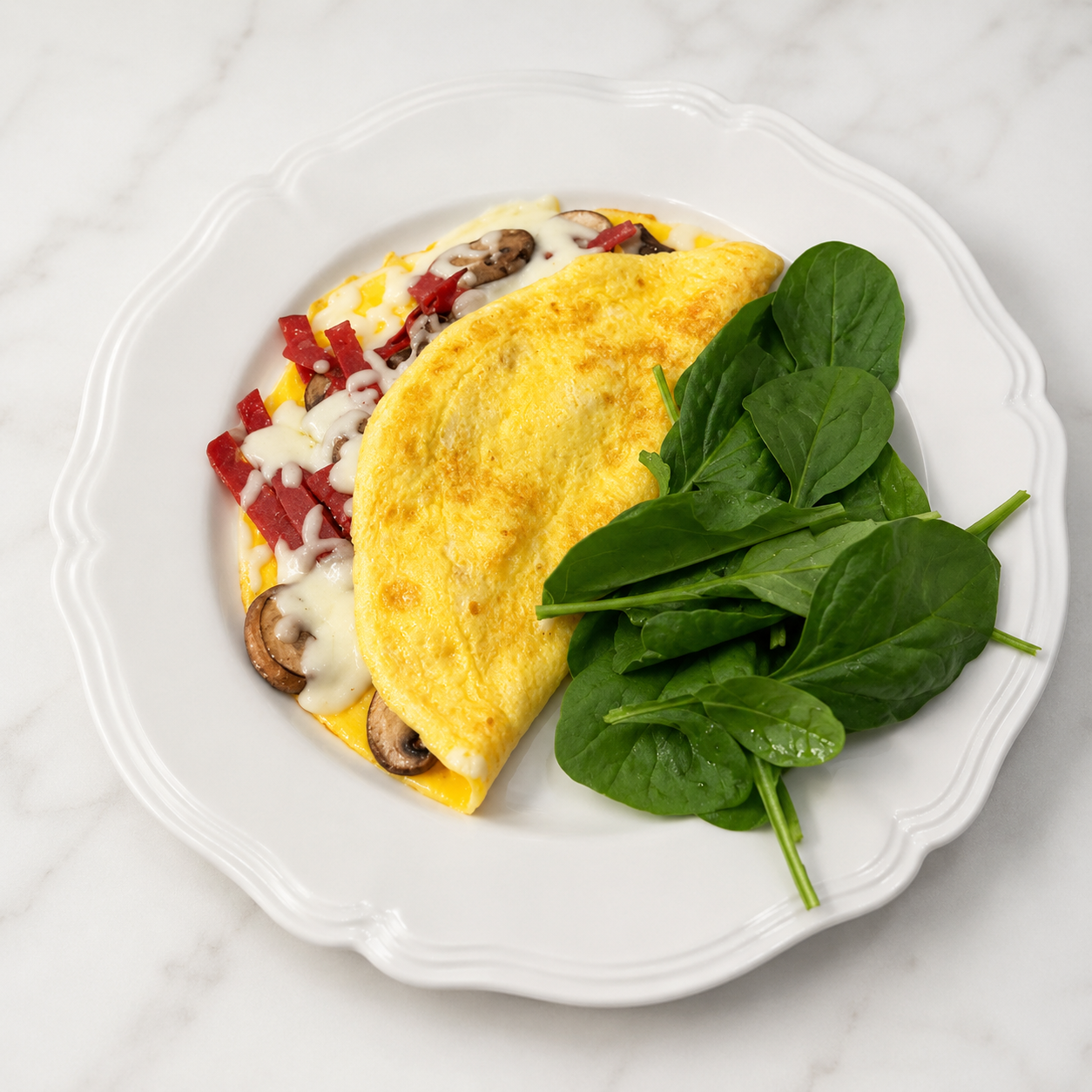 Pepperoni Omelette