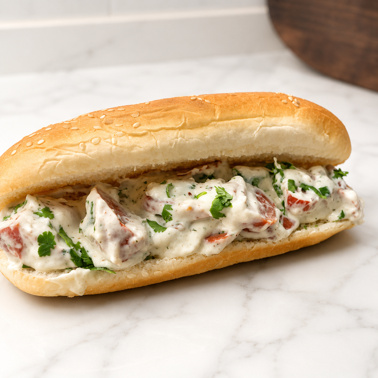 Creamy Hot Dog
