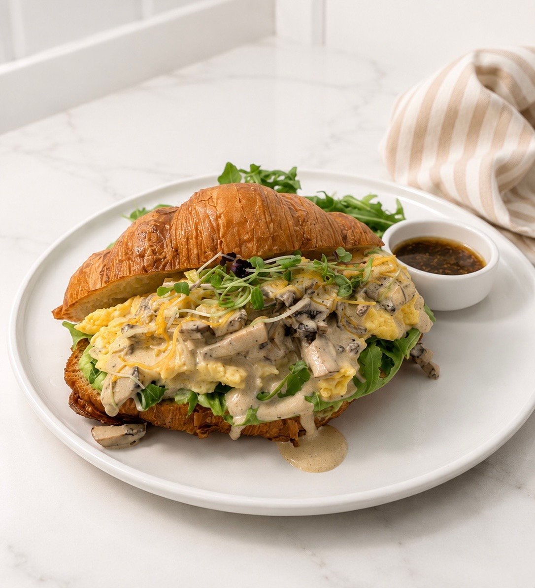 Mushroom Croissant